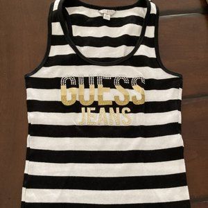 GUESS Gold Logo Tank Top